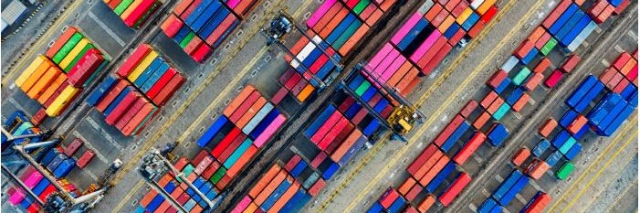Sea containers handled by GB Grupajes and Logistics
