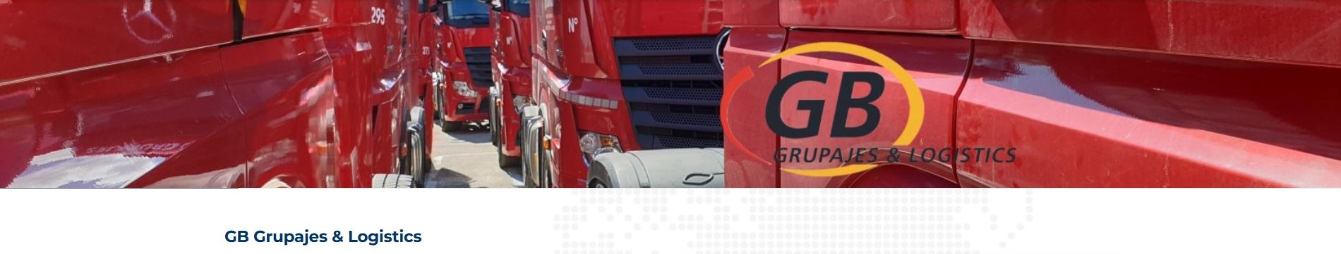 GB Grupajes and Logistics trucks